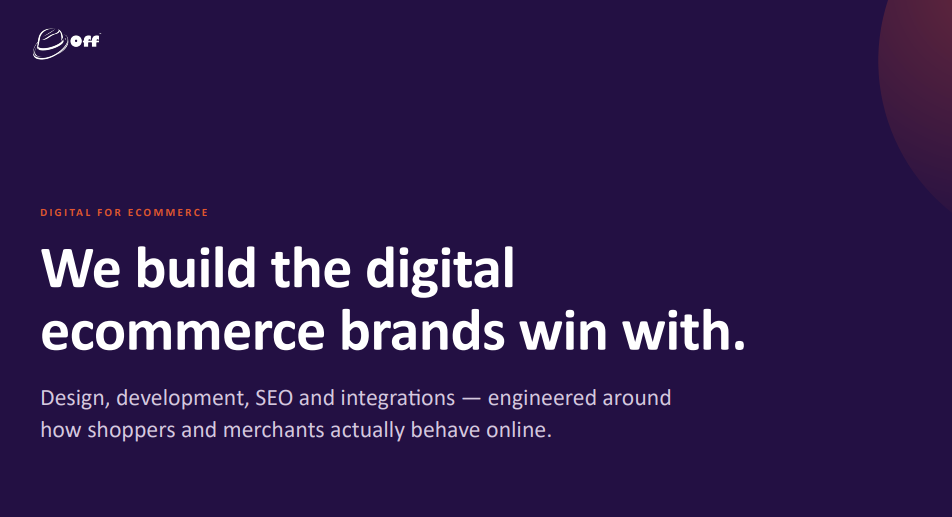 E-commerce Portfolio preview